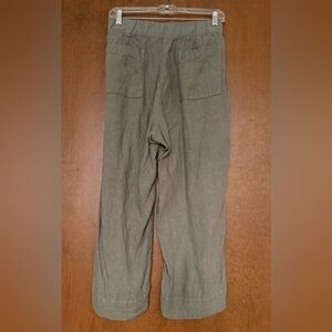 J Jill Linen Ankle Pants, L Petite